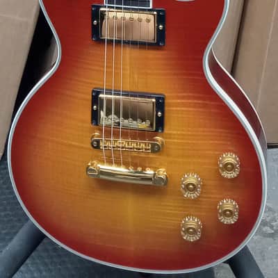 Gibson Les Paul Supreme in Cherry Sunburst (2003) 1st Year Gold Frets Fancy Binding! image 7