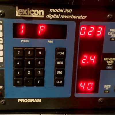 Lexicon Model 200 Digital Reverberator 1980s - Black image 3