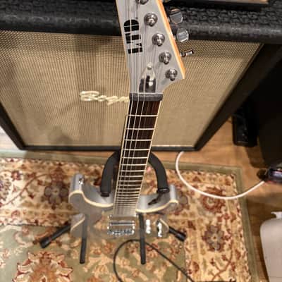 ESP LTD KS M-6 Evertune Ken Susi Signature 2019 - Present - Metallic Silver image 5