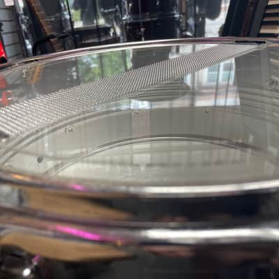 JZ Snare Drum 14" x 5.5" - Silver - New SA-0114-00 Drum Head Included image 5