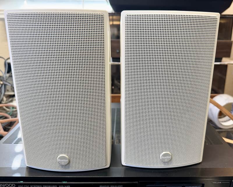 Boston Acoustics SubSat 6 Satellite II Speakers Pair, Tested SEE VIDEO image 1