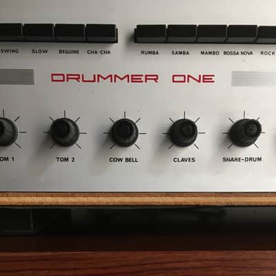 ULTRA RARE ELKA DRUMMER ONE DRUM MACHINE / BEATBOX 1969 - KRAFTWERK / CLUSTER / KRAUT ROCK image 4