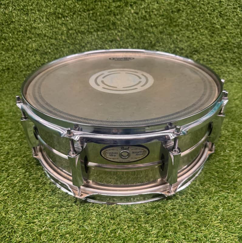 ⚡️Pearl Custom Alloy Sensitone 14”X5.5” Steel Snare Drum⚡️ image 1