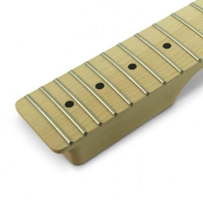 WD Licensed By Fender Replacement 22 Fret Neck For Telecaster Modern C, Maple image 2