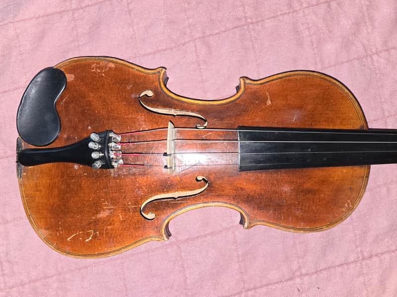 Vintage1922 American 4/4 Violin by FE Beardsley Traverse City Michigan Branded image 1