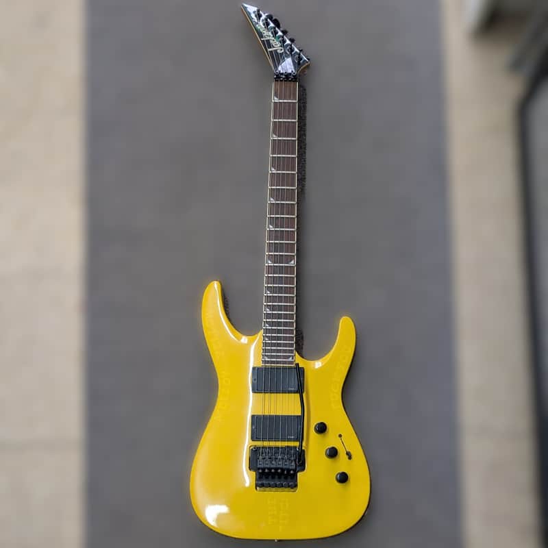 Jackson MG Series DKMG Dinky 2003 EMG upgrade - MIJ - Yellow image 1
