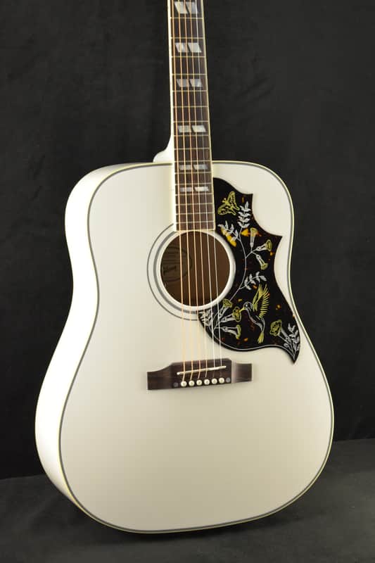Gibson Custom Made to Measure Acoustic-Electric Hummingbird Maple Alpine White