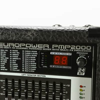 Behringer Europower PMP2000  800-Watt 10-Channel Powered Mixer CG015GS image 6