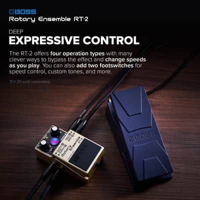BOSS RT-2 | Compact Rotary Ensemble Pedal | Authentic Rotary Speaker Sounds | Tailored for Guitars & Keyboards | 3 Versatile Modes | Multiple Mod FX in One | Expanded I/O Features image 2