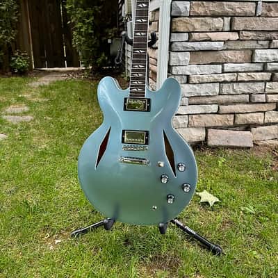 UPGRADED Epiphone Dave Grohl Signature DG-335 2024 - Present - Pelham Blue image 1