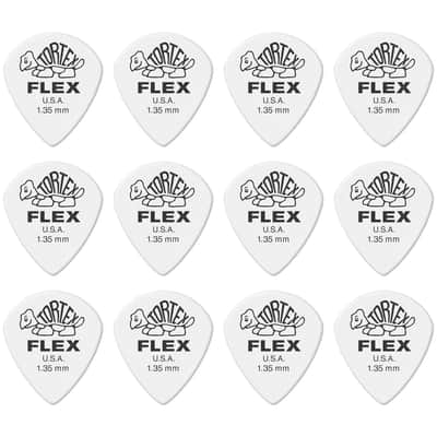 468P135 Tortex Flex Jazz III 1,35 mm Sachet de 12 Dunlop image 1