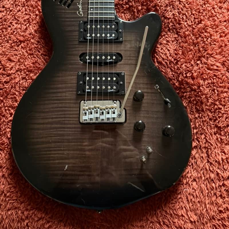 2010s Godin xtSA Trans Black