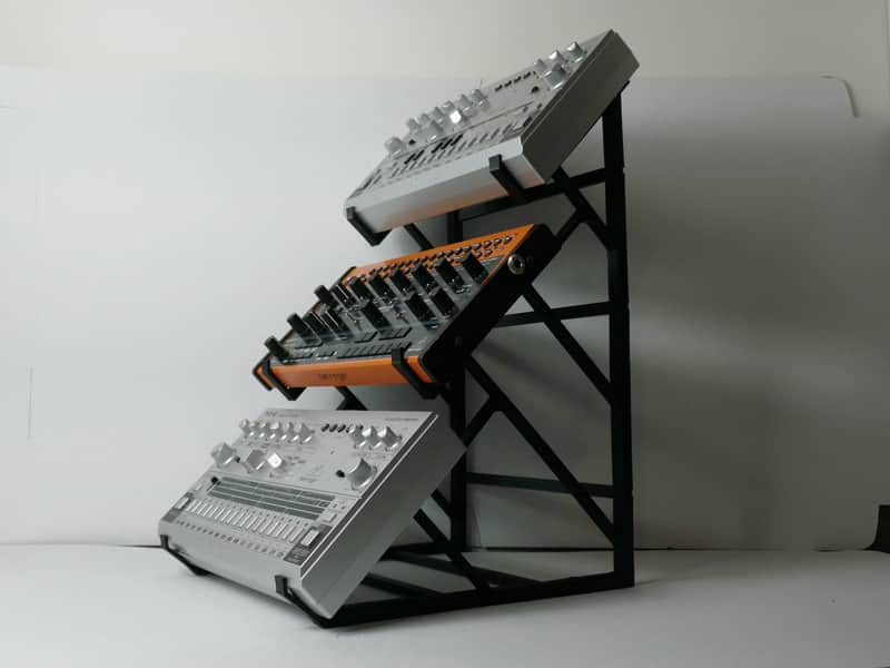 3 Tier Behringer Grind Crave Spice Edge TD-3 RD-6 Desktop Synth Drum Machine Stand image 1