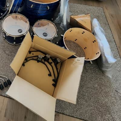 Tama Starclassic Maple 2004 Blue Silk EFX 4pc - NEVER PLAYED image 1