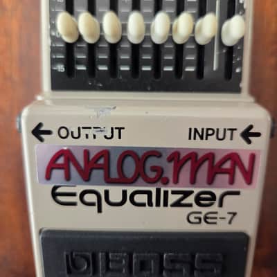 Boss GE-7 (2011) EQ w/Analogman Pro Mod & Upgraded Green LED image 5