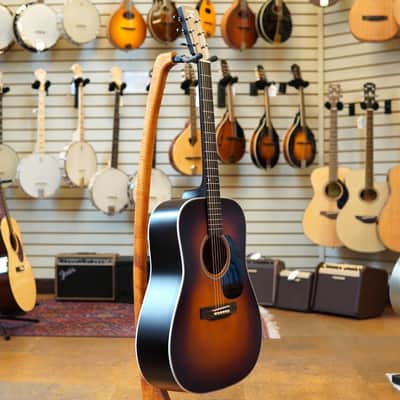 Cirrus CD18 Adirondack Spruce/Mahogany Dreadnought Acoustic Guitar Full-Body Tobacco Sunburst w/Hard Case image 5