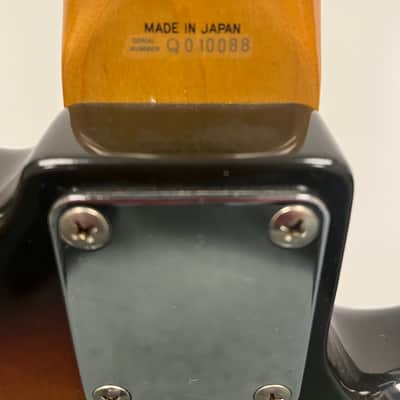 Vintage Fender JB62/LH ‘62 Reissue Jazz Bass 1993 - Lefty - Sunburst MIJ image 7