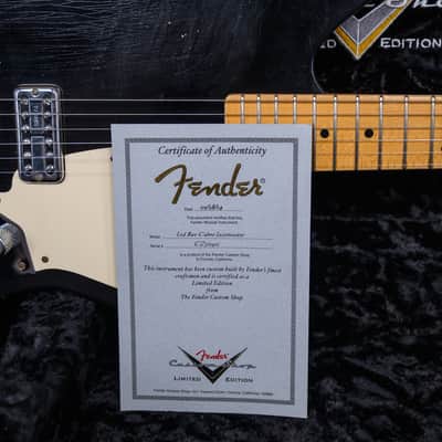 Fender Custom Shop Limited Edition La Cabronita Gato Gordo Jazzmaster Relic Aged Black 2014 w/OHSC image 16