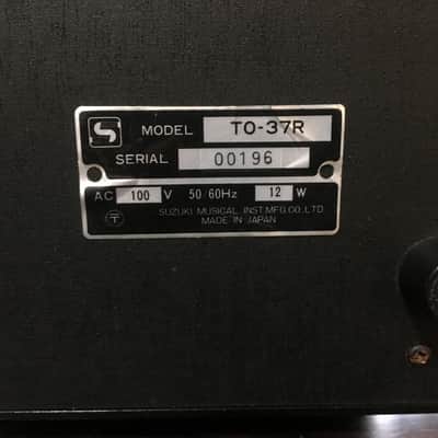 Rare Vintage Suzuki TO-37R Keyboard / Electronic Organ / Drum Machine! Working! image 10