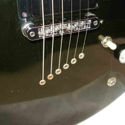 Vintage 1977 Gibson L-6 Electric Guitar w/ Case Black image 4