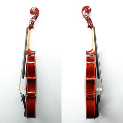 Handmade 1/8 Violin Outfit, Italian Spruce One Piece Back, Sweet Tone,Case & Bow image 4