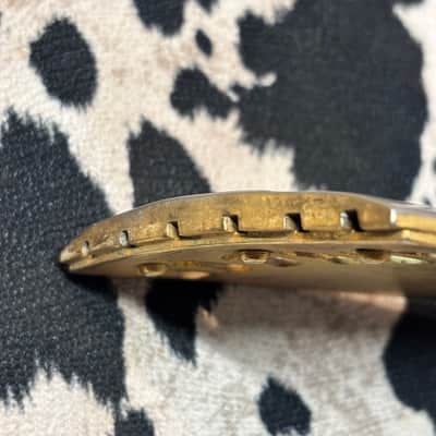 Gretsch Tailpiece  1950's - Gold Vintage Original image 5