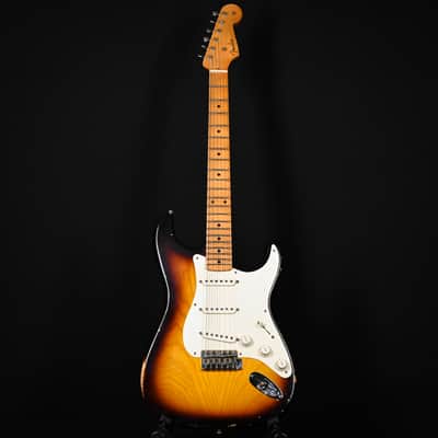 Fender Custom Shop Masterbuilt Vince Van Trigt Wildwood 10 '57 Stratocaster Journeyman- Faded Aged 2 Color Sunburst 2023 (R132772) image 2
