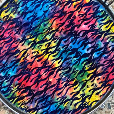 16" single layer Drum Bunny cloth drum cover - dampener - partial mute - compare to Drum Tortillas - Quesadilla - Big Fat Snare image 1