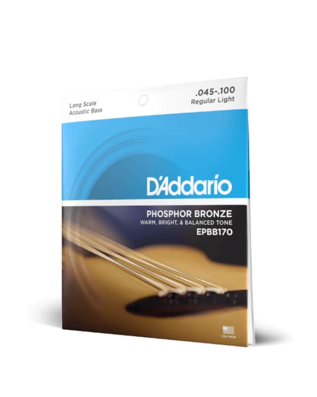 D'Addario EPBB170 Phosphor Bronze Acoustic Bass Strings - .045-.100 image 1