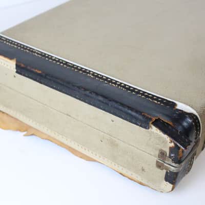 1959-1963 Fender Jazzmaster Jaguar Original Blonde Tolex Hardshell Case Pre-CBS USA 1960 1961 1962 image 5