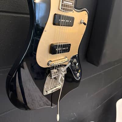 Eastwood Maverick 2018 - Custom - Black Nitro - Fralin P90's - Steel Master G/B Bender image 1