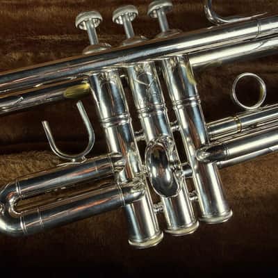 Bach Stradivarius Model 37 Bb Trumpet - Silver-Plated (1980s) image 3