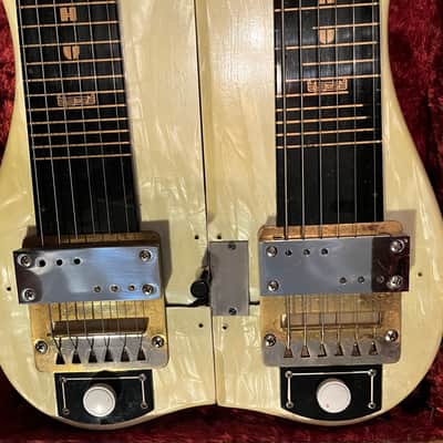 1950 Oahu Iolana Double Neck Lap Steel Guitar image 4