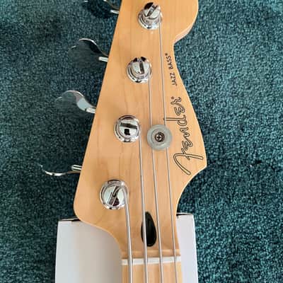 Fender Player Jazz Bass, Tidepool, '22, DiMarzio pups, Darkglass 18v preamp image 3