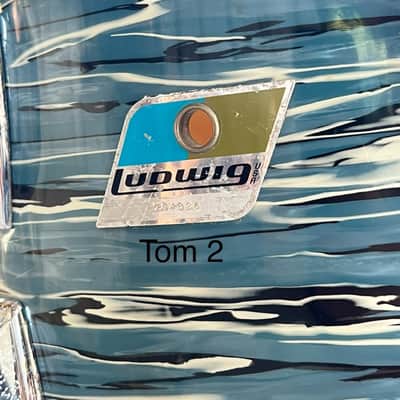 Ludwig "Bowling Ball" Blue Oyster 1970 image 8