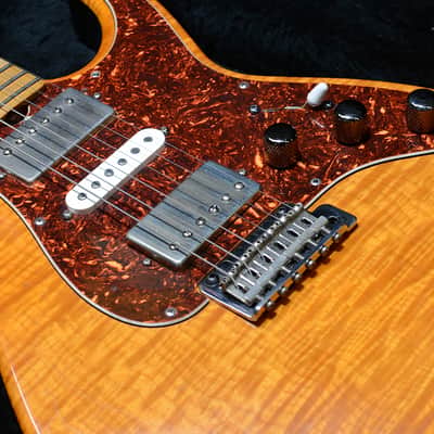 Don Grosh Bent Top Custom Transparent Amber 1994' image 2