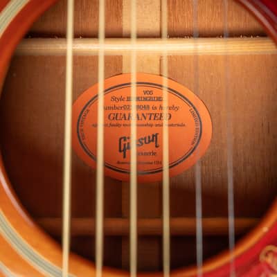 2008 Gibson Custom Shop Hummingbird TV True Vintage - Heritage Cherry Sunburst VOS | USA All Solid Square Shoulder 1960 Reissue Dreadnought Acoustic Guitar Limited Edition 1 of 167 Madagascar Rosewood | CoA OHSC image 17