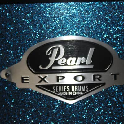 Pearl EEX14x5.5 Snare/702 Electric Blue Sparkle image 2