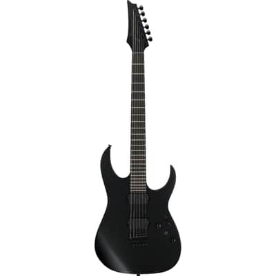 Ibanez RGRTB621 Iron Label HH Guitar w/ Dimarzio Pickups - Black Flat image 2