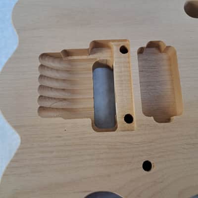 Unfinished Alder Hxx Jem Guitar Body - Flame Fits RG Necks, OFR Floyd Rose J2425 image 2