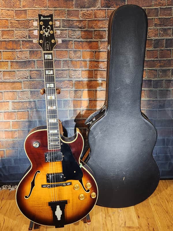 Vintage 1978 Ibanez 2635 Artist Archtop Semi-Hollow Sunburst w/ OHSC image 1