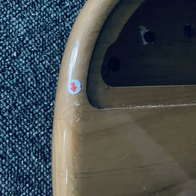 Solid Alder Wood 4 String Bass Body image 2