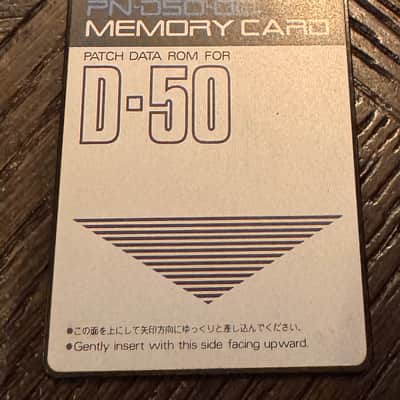 Roland PN-D50-00 PATCH DATA ROM for D-50, D-550