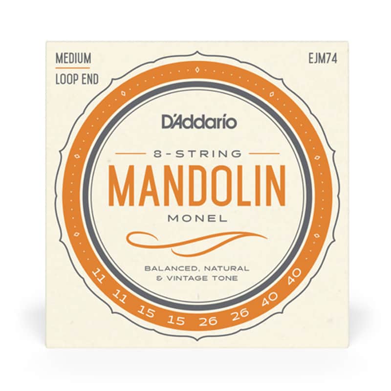 D'Addario EJM74 Monel Mandolin Strings Medium 11-40 image 1