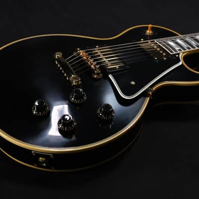 Gibson Custom Shop 1957 Les Paul Custom Reissue 2-Pickup VOS Ebony - LPB57VOEBGH1 818 image 1