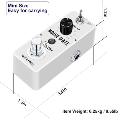 Rowin LEF-319 Guitar Noise Killer Noise Gate Suppressor Effect Pedal image 5