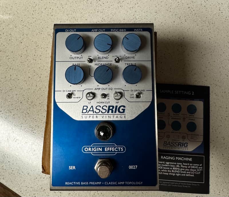 Origin Effects BASSRIG Super Vintage
