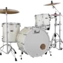 Pearl Decade Maple White Satin Pearl Drums 24x14/13x9/16x16 3pc Shell Pack Kit | Authorized Dealer