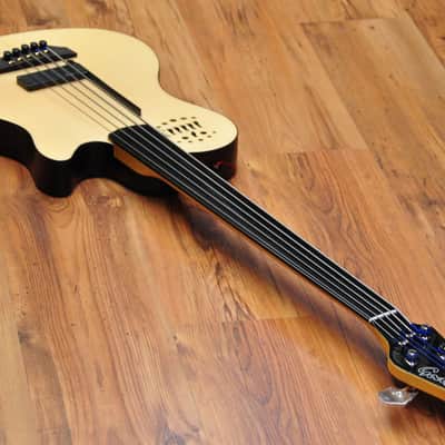 Godin A5 Ultra  Fretless A/E Natural image 15