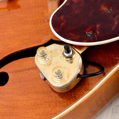 1949 Epiphone Broadway Vintage Archtop Guitar Blonde w/ DeArmond Rythm Chief 1000 Pickup & Case image 18